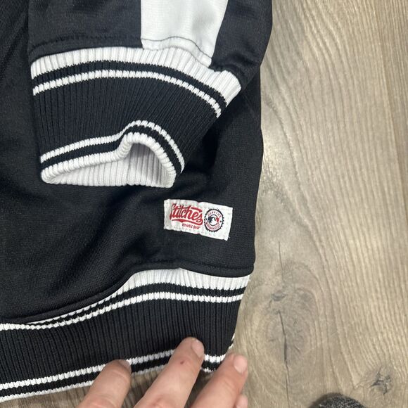 MLB Philadelphia Phillies Zip Up Jacket Stitches Embroidered Black Mens Size XL - Picture 5 of 8